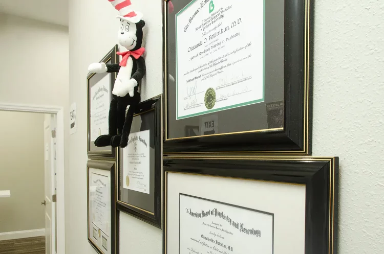 Diplomas with Stuffed Toy, Whitechapel Behavioral Services